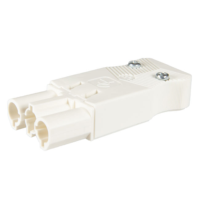 CONN PLUG 3POS SCREW W/STRAIN
