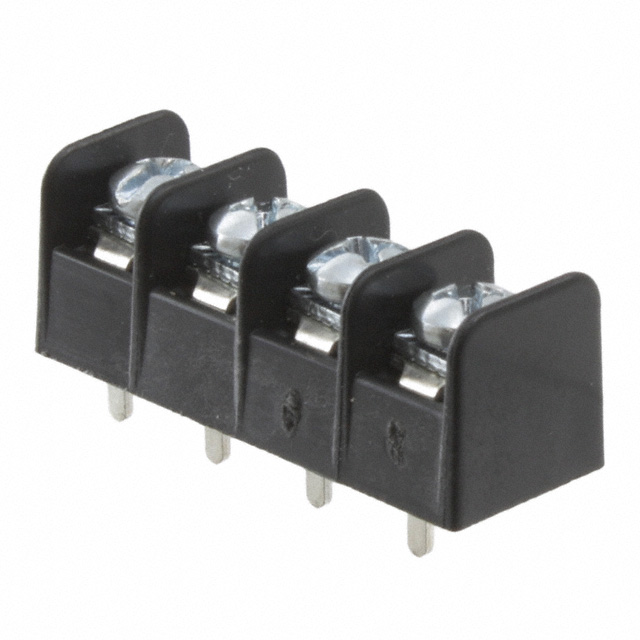 CONN BARRIER STRIP 4CIRC 0.325"