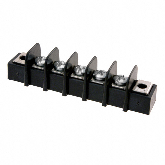 CONN BARRIER STRIP 5CIRC 0.375"
