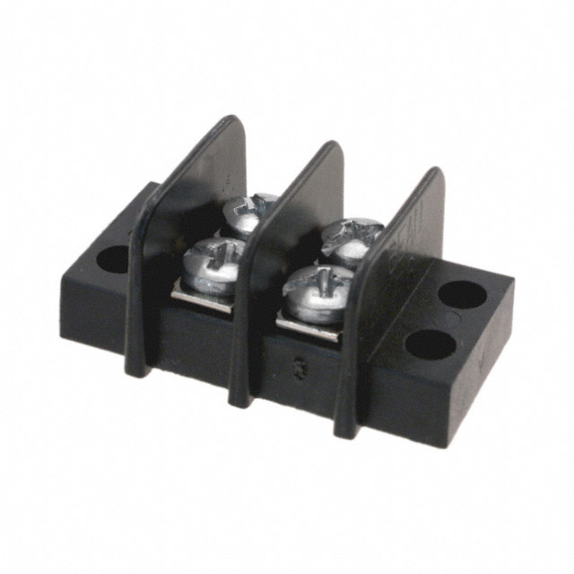 CONN BARRIER STRIP 2CIRC 0.375"
