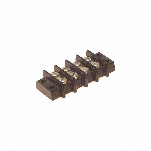 CONN BARRIER STRIP 4CIRC 0.438"