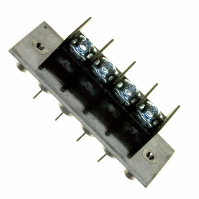 CONN BARRIER STRIP 4CIRC 0.437"