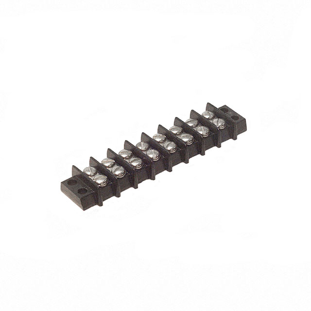 CONN BARRIER STRIP 8CIRC 0.375"