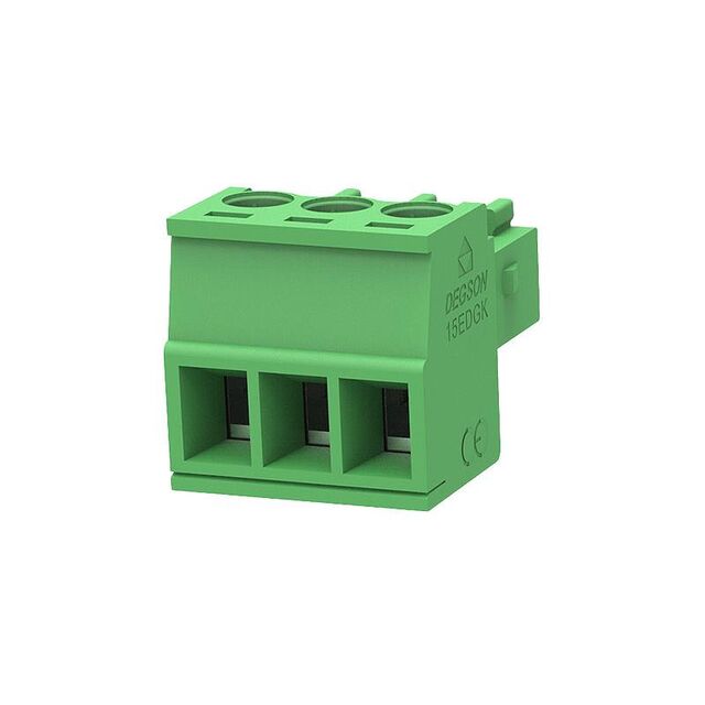 TERM BLOCK PLUG 3POS 3.81MM