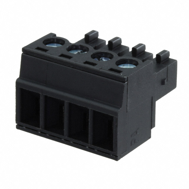 TERM BLOCK PLUG 4POS 3.81MM