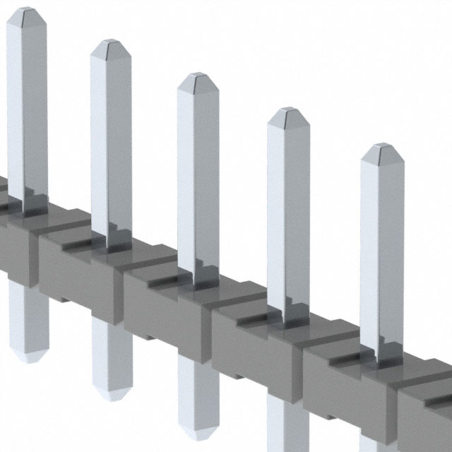 PCB PIN HEADER 10P 5MM BLK VERT
