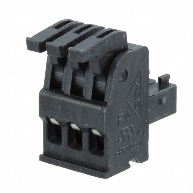 TERM BLOCK PLUG 3POS 3.81MM