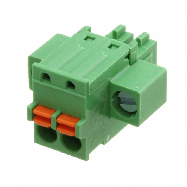 TERM BLOCK PLUG 2POS 3.81MM