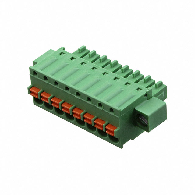 TERM BLOCK PLUG 8POS 3.81MM