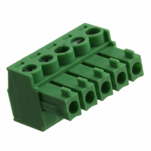 TERM BLOCK PLUG 5POS 3.81MM