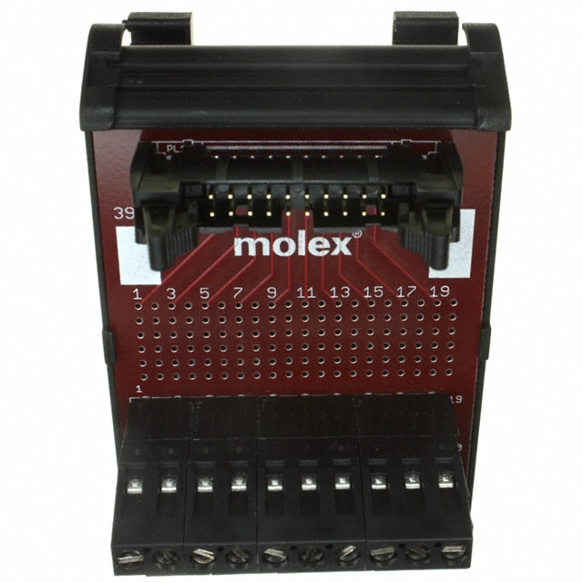 INTERFACE MOD HDR 20POS 12-26AWG