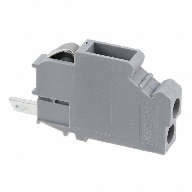 TERM BLK 1POS GRAY