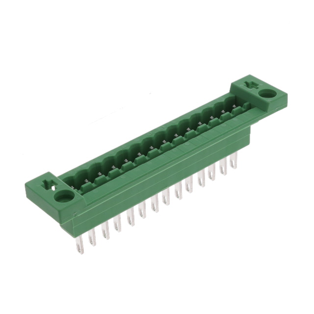 TERM BLK 14POS GREEN