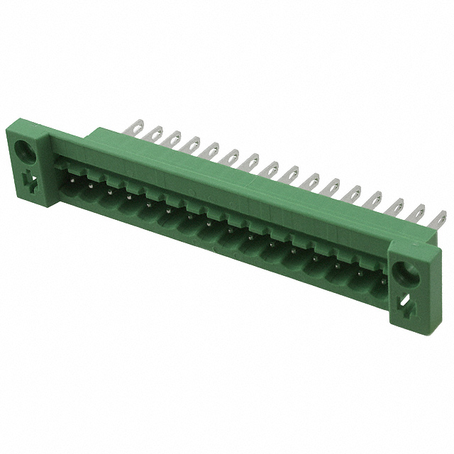 TERM BLK 16POS GREEN