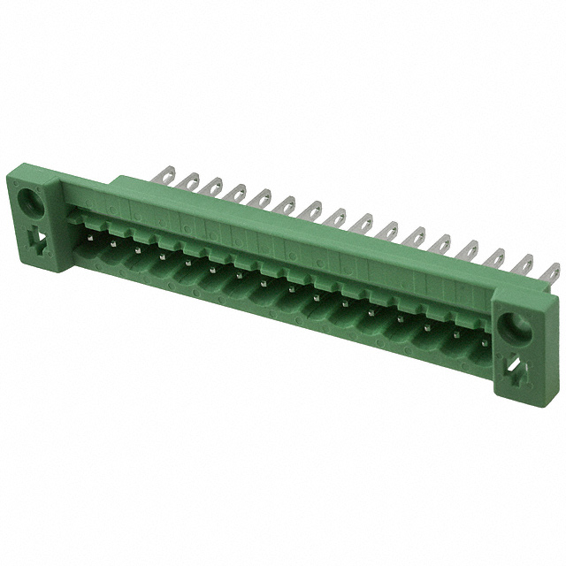 TERM BLK 16POS GREEN