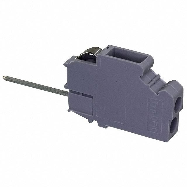 TERM BLK 1POS GRAY