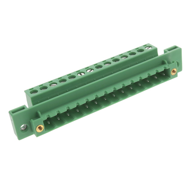 TERM BLK 14POS GREEN