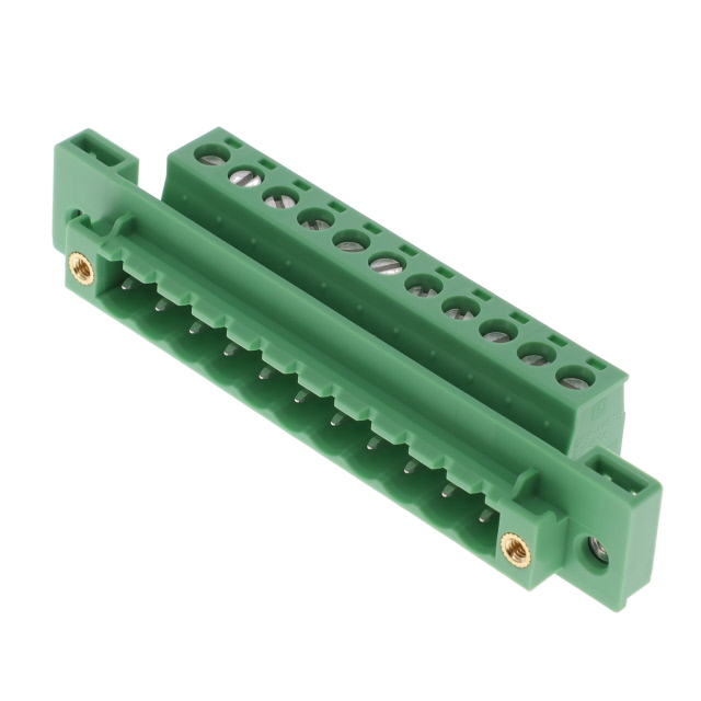 TERM BLK 11POS GREEN