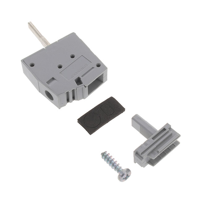 TERM BLK 1POS GRAY