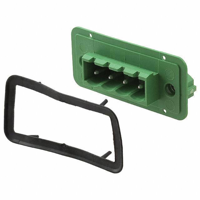 TERM BLK 4POS GREEN