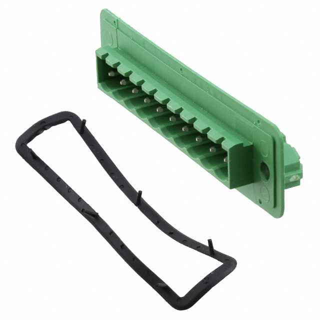 TERM BLK 10POS GREEN