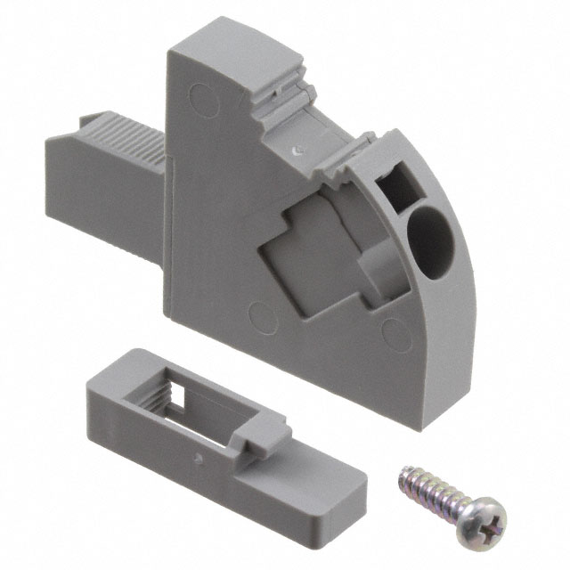 TERM BLK 1POS GRAY