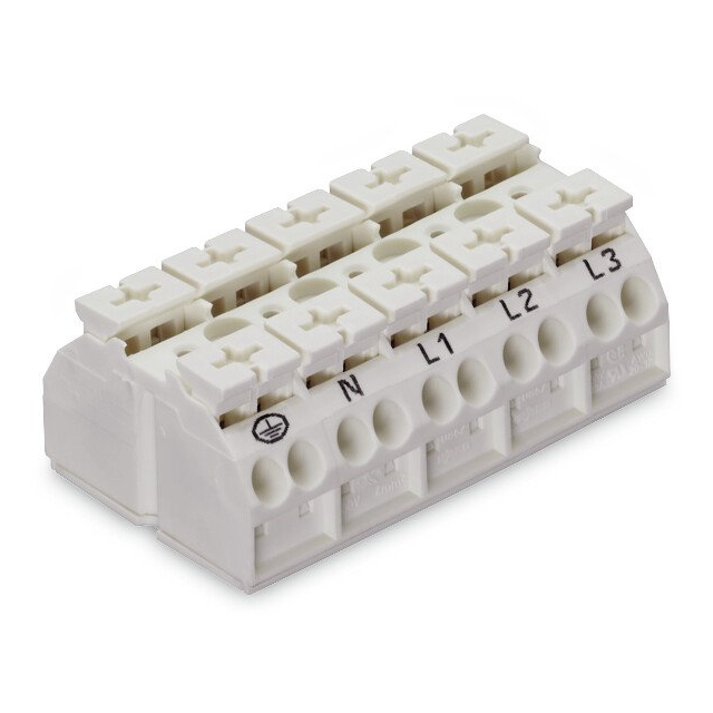 TERM BLK 5POS WHITE