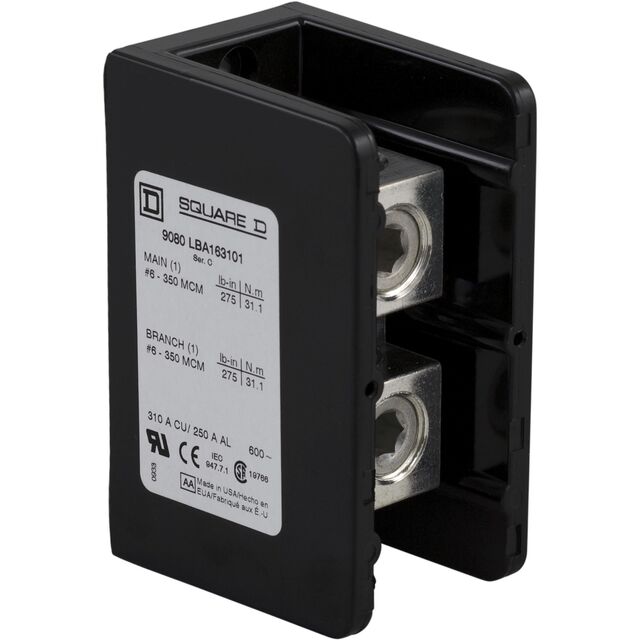 PWR DISTR BLK 600V 255A