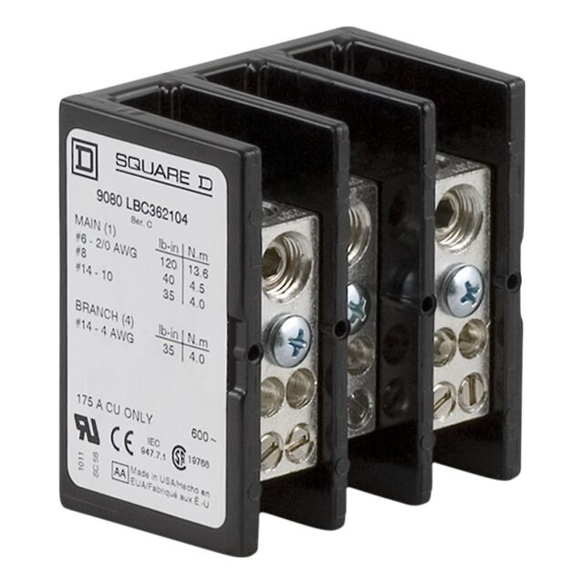 PWR DISTR BLK 600V 175A