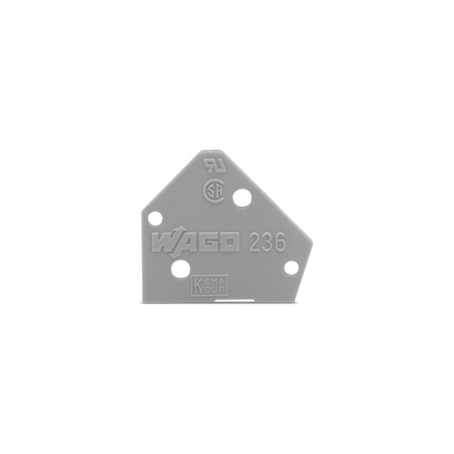 END PLATE; 1 MM THICK; SNAP-FIT
