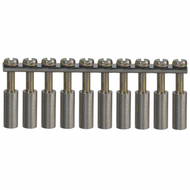 JUMPER TERM BLK 10POS ROUND PIN