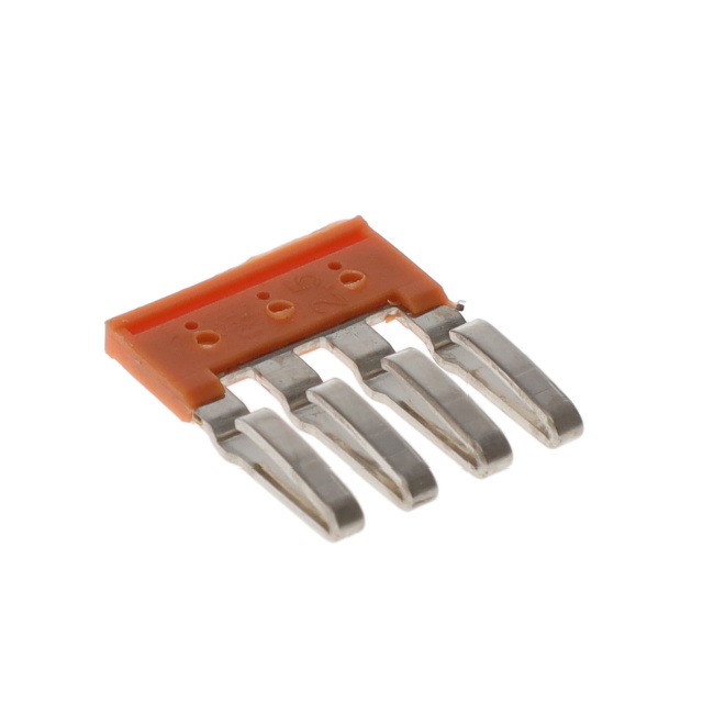 JUMPER TERM BLK 4POS FLAT PIN