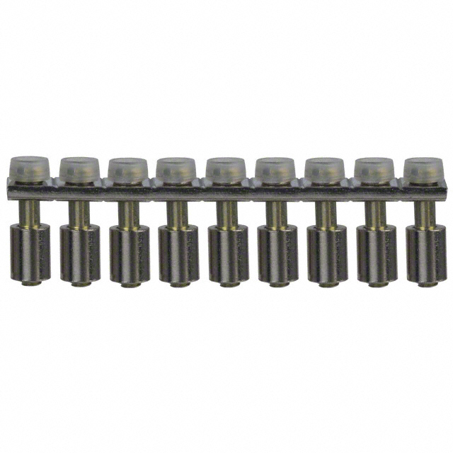 JUMPER TERM BLK 10POS ROUND PIN