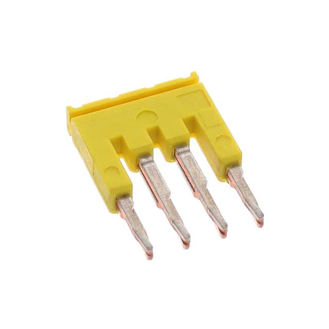 SHRT BAR 1.5MM 4 POLE YELLOW