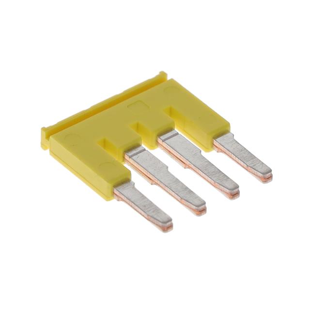 SHRT BAR 2.5MM 4 POLE YELLOW