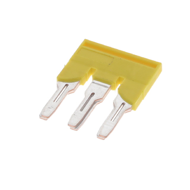 JUMPER TERM BLK 3POS FLAT PIN
