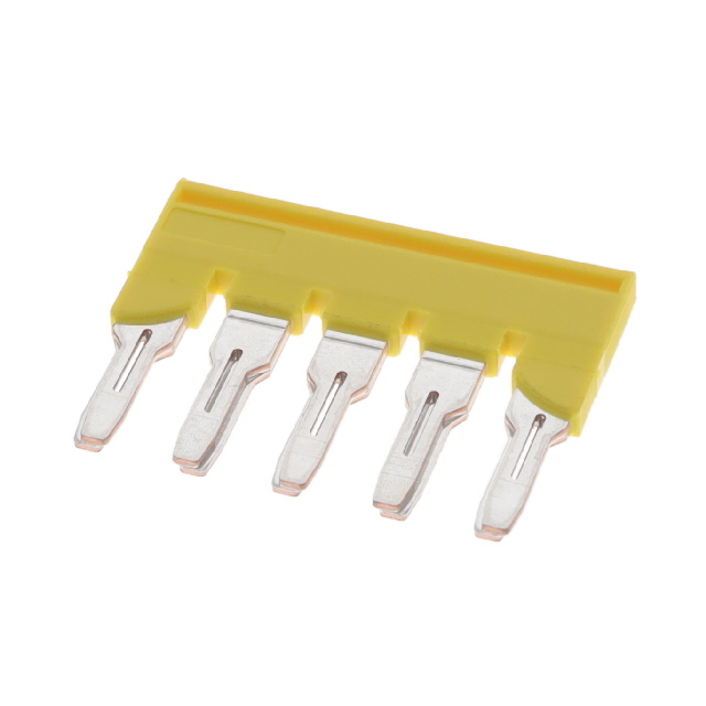 JUMPER TERM BLK 5POS FLAT PIN