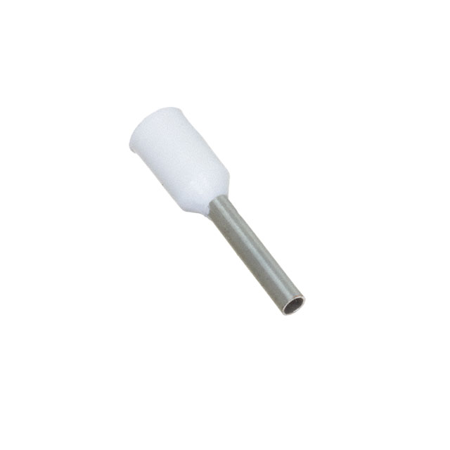 CONN FERRULE 18AWG WHITE