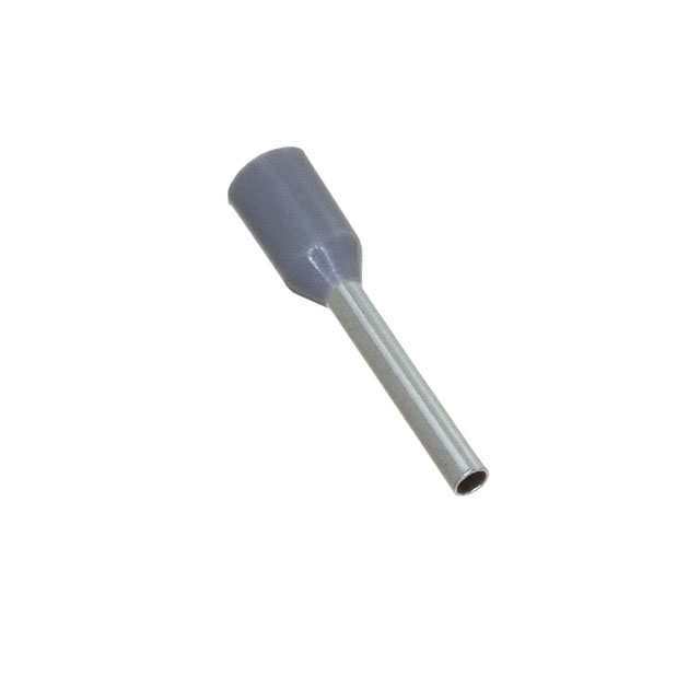 CONN FERRULE 18AWG GRAY