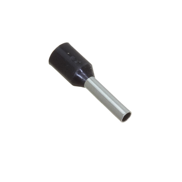 CONN FERRULE 16AWG BLACK