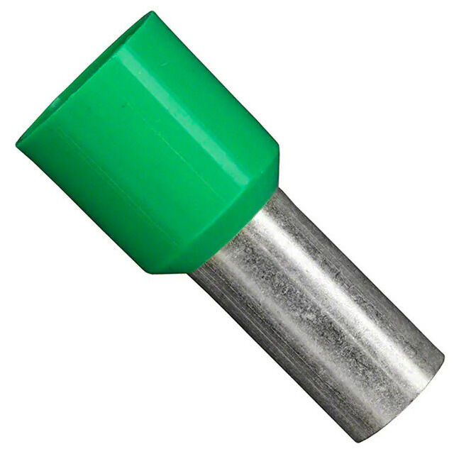 CONN FERRULE T TYPE 10AWG GREEN