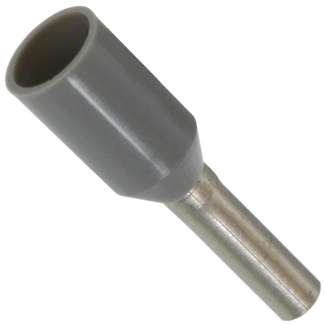 CONN FERRULE DIN 20-22AWG GRAY