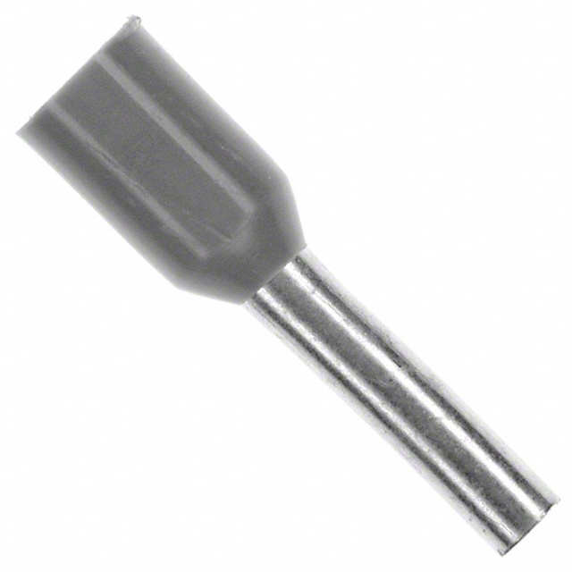 CONN FERRULE W TYPE 26-28AWG GRY