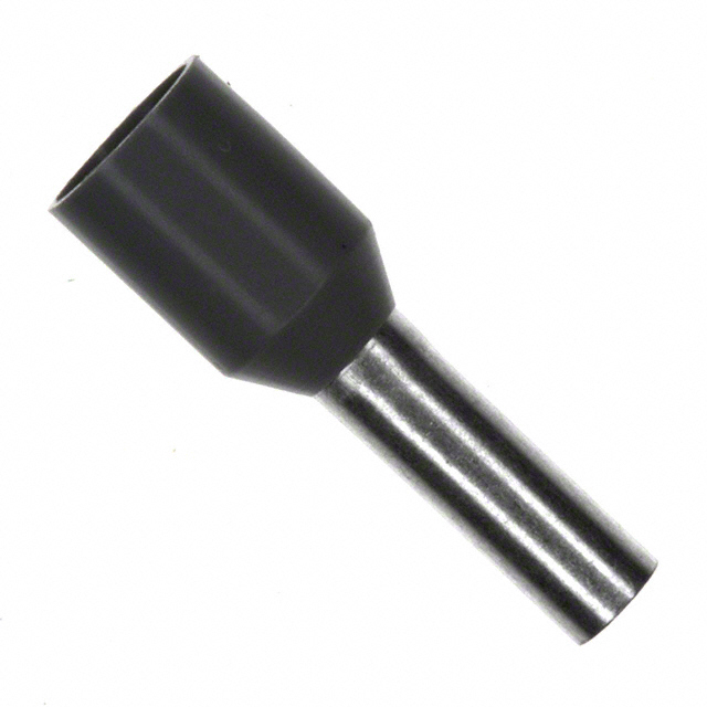 CONN FERRULE T TYPE 14AWG GRAY
