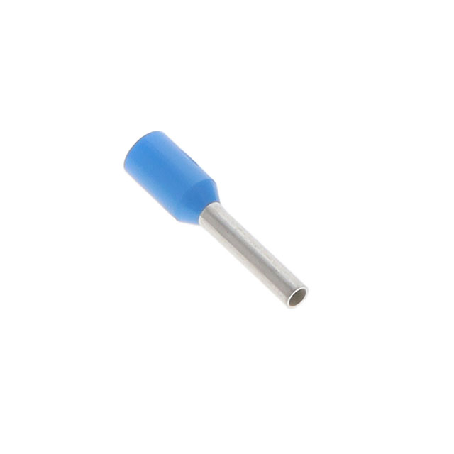 CONN FERRULE T TYPE 20-22AWG BLU