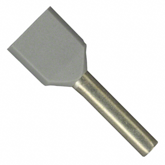 CONN FERRULE DIN TWO X 20AWG GRY
