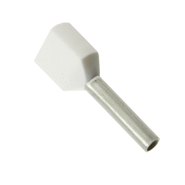CONN FERRULE W TYPE 2X20AWG WHT