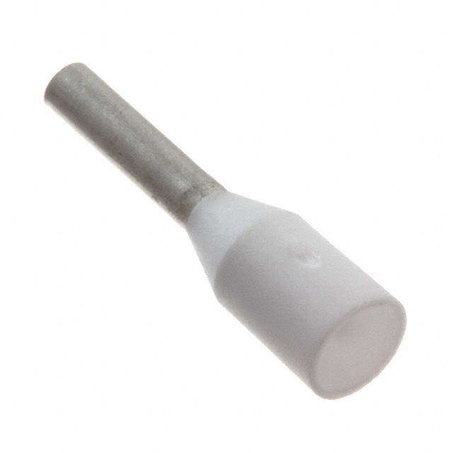 CONN FERRULE 18AWG WHITE