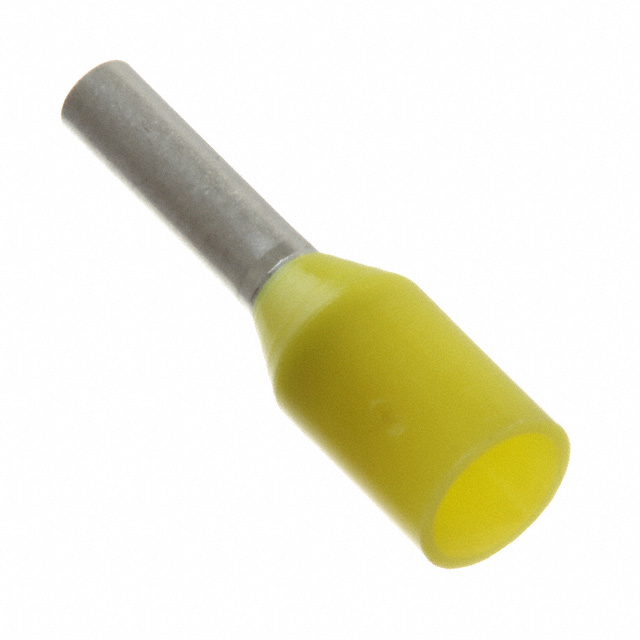 CONN FERRULE 18AWG YELLOW