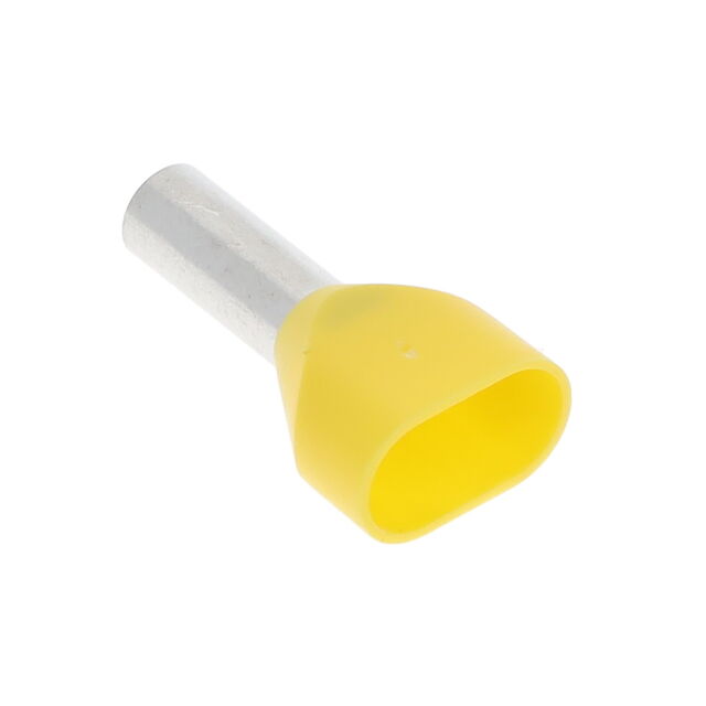 CONN FERRULE DIN TWO X 10AWG YLW
